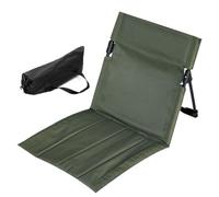 Silla de playa plegable Estera de playa portátil de 500 g con respaldo Respaldo reclinable para tomar el sol de alta resistencia con bolsa de transporte Accesorios para jardín parque camping