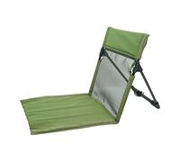 Silla de Playa Plegable, Silla de césped con Respaldo, Asiento portátil de Suelo con Bolsa de Almacenamiento, Taburete Transpirable para, Patio, Senderismo, Pesca