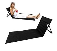 Silla de playa plegable - Vistari - Estera de playa reclinable - Esterilla de playa portátil - Tumbona de playa suave impermeable para camping picnic