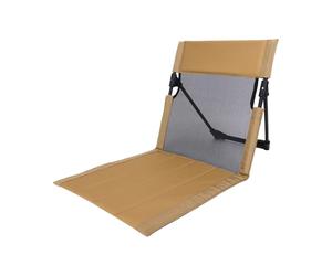 Silla de playa portátil genérica, plegable Recliner Seat, Legless Lounger with Backrest, Compact Travel Furniture, Relaxing Outdoor Chair for Camping Lawn Poolside Patio Garden Backyard Park