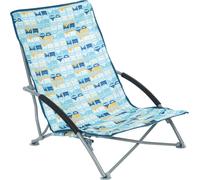 Board Masters - Silla Plegable de Camping y Playa de Volkswagen con reposabrazos y Motivos de T1 Camper Bus (70 cm/Multi Camper/Azul)