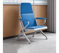 Silla de recepción for Sala de Espera, sillas de Hospital IV con Brazos, Silla de extracción de Sangre con Asiento Acolchado Suave, for Aeropuerto, Hospital, Escuela, Banco(Blue,70 * 72 * 110cm)