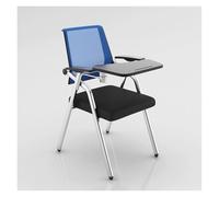 Silla de recepción plegable de malla con brazo de tableta - Stackable Conference & Office Waiting Room Chair for Space-Saving Comfort And Convenience