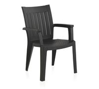 SILLA DE RESINA SHAF PACIFIC ANTRACITA