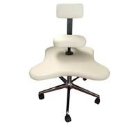 Silla de Rodillas Ajustable para Adultos - Meditación, Ergonómica, Patas Cruzadas, Soporte Lumbar - para Escritorio de Oficina, Juegos, Yoga - Taburete (Col