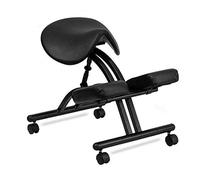 Silla de rodillas con ruedas, asiento ajustable para el hogar y la oficina, taburete de postura en ángulo para corregir la postura sentada