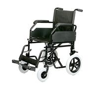 Silla de ruedas acero | plegable | asiento 45 cm