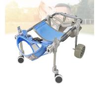 Silla de ruedas ajustable de 2 y 4 ruedas para patas traseras, ligera, ayuda para perros Did, caminador de perros de apoyo para un mejor movimiento y t