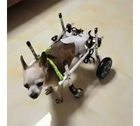 Silla de ruedas ajustable de 4 ruedas para perros Did Pets Carrito de apoyo completo para perros de S a XL, ayuda para patas delanteras y traseras, diseño ligero