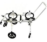 Silla de ruedas ajustable para mascotas, ayuda de movilidad de apoyo completo para perros discapacitados, mejora la calidad de vida