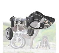 Silla de ruedas ajustable para mascotas de 2/4 ruedas, ayuda a la movilidad para perros discapacitados, soporta caminar para patas traseras, equipo de rehabilitación de mascotas