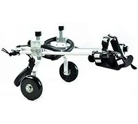 Silla de ruedas ajustable para mascotas Kit de carrito de silla de ruedas para perros de 4 ruedas para discapacitados Pata de perro Gatito Bomei Walker Ajustado libremente Silla de ruedas para mascot