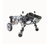 Silla de ruedas ajustable para perros, carrito de movilidad ligero para perros y gatos pequeños, medianos y grandes, soporte de rehabilitación de mascotas de 2/4 ruedas para mascotas discapacitadas