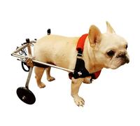 Silla de ruedas ajustable para perros, carrito ligero para mascotas, ideal para rehabilitación y recuperación, protección del pecho, tamaño S para perros pequeños