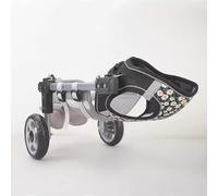 Silla de ruedas ajustable para perros con 2 ruedas, ayuda a la movilidad de mascotas para perros discapacitados, mejora la comodidad y la libertad para caminar canino. Solución de movilidad perfecta.