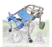 Silla de ruedas ajustable para perros de 2/4 ruedas, ayuda a la movilidad de mascotas para caninos con discapacidades de patas traseras, soporte para caminar y rehabilitar mascotas discapacitadas