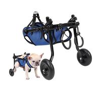 Silla de ruedas ajustable para perros Did Pets Soporte de pierna trasera para perros XS ayuda a mejorar la capacidad de caminar para perros con problemas de li
