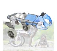 Silla de ruedas ajustable para perros discapacitados, soporte de 2/4 ruedas para ayuda a la movilidad canina, ayuda a caminar con las patas traseras para perros discapacitados