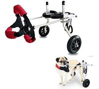 Silla de ruedas ajustable para perros grandes, ayuda para rehabilitación de patas traseras, ayuda a la movilidad de ancianos o mascotas lesionadas, carrito de movilidad para soporte de piernas