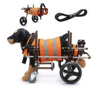 Silla de ruedas ajustable para perros, ligera, ayuda para perros Did, soporta patas traseras, mejora la li para mascotas, carrito ideal para un estilo de vida activo