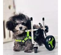 Silla de ruedas ajustable para perros, ligera, con 4 ruedas, fácil de montar, perfecta para Wal y ejercicio, mejora la li para perros