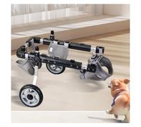 Silla de ruedas ajustable para perros para patas traseras, ligera, ayuda para perros pequeños y perros, fácil de usar, scooter para mascotas (XL)