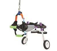 Silla de Ruedas Ajustable para Perros Silla de Ruedas de Rehabilitación para Perros Pequeños, Gato/Perro Rehabilitación de Patas Traseras