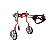 Silla de Ruedas Ajustable para Perros Silla de Ruedas de Rehabilitación para Perros Pequeños, Gato/Perro Rehabilitación de Patas Traseras (1-60 Kg)
