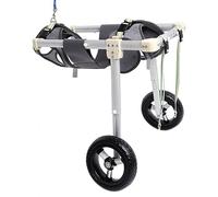 Silla de ruedas ajustable para perros, sillas de ruedas ligeras para patas traseras, ayuda a mascotas pequeñas con extremidades traseras paralizadas a recuperar su movilidad, XL