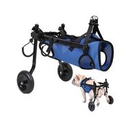 Silla de ruedas ajustable para perros, soporte para patas traseras, carrito de movilidad para perros discapacitados, diseño duradero para mejorar la movilidad y la calidad de vida