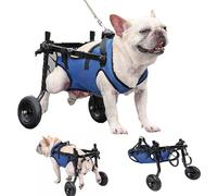 Silla de ruedas ajustable y ligera para perros mayores y mascotas lesionadas, ideal para artritis y animales débiles, gatos y perros