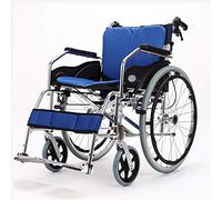 Silla de ruedas, aleación de aluminio para discapacitados, cómoda silla de ruedas multifuncional, plegable, ligera, para ancianos, conducción portátil, portátil