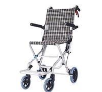 Silla de ruedas,Aleación de aluminio plegable para ancianos, patinete de empuje manual, neumáticos amortiguadores, sillas de ruedas portátiles multifunción para discapacitados