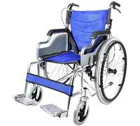 Silla De Ruedas Aleación De Aluminio, Plegado Rápido, Marco De Doble Soporte, Ligero, Pedal Antideslizante con Bolsa De Almacenamiento, Neumático, Carretilla Para Discapacitados/Ancianos, Scooter,por