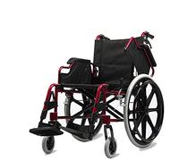 Silla de ruedas,Aleación de aluminio Ultra-Plegable Vejez Portátil Viaje Obeso Discapacitados Ancianos Multifunción Empuje de mano Scooter