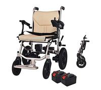 Silla de ruedas,Aluminio Eléctrico Heavy Duty Ultra Exclusivo Plegable Eléctrico Resistente a la intemperie, más fuerte, de mayor alcance Super Horse Power