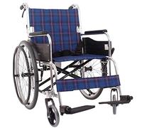 Silla de ruedas autopropulsada, aleación de aluminio, ligera, plegable, descompresión, pasamanos, mango antideslizante, neumático no neumático, carrito para discapacitados/ancianos, portátil