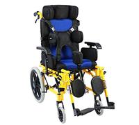 Silla De Ruedas Autopropulsada, Carro De Viaje Plegable Portátil con Freno De Mano con Bloqueo, Brazo Móvil Y Giratorio, Scooter para Discapacitados/Ancianos/Niños,Portátil
