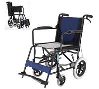 Silla De Ruedas Autopropulsada, Manual Portátil De Plegado Rápido Con Neumático, Freno Doble, Camarero Para Discapacitados/Ancianos,portátil