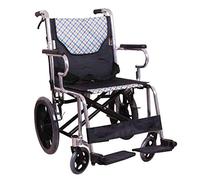 Silla de ruedas,Ayudas para caminar para ancianos multifuncionales de aleación de aluminio plegables ultraportátiles