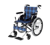 Silla de ruedas, carrito plegable portátil de aleación de aluminio para personas mayores/discapacitados, portátil