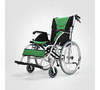 Silla de Ruedas Carro Ligero Plegable de aleación de Aluminio para Personas Mayores discapacitadas Carro portátil súper liviano para Scooter de Viaje,portable