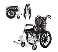 Silla De Ruedas Carro Portátil Autopropulsado Plegable De Aleación De Aluminio Sin Necesidad De Neumáticos Pedal Ajustable Scooter para Ancianos/Discapacitados,Portátil