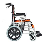 Silla de ruedas,Coche plegable portátil de aleación de aluminio manual portátil para caminar, carro ultra antiguo de viaje portátil