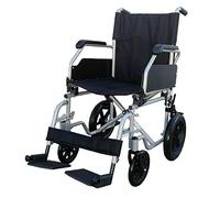 silla de ruedas/Cochecito Plegable Para discapacitados autopropulsable - de Aluminio superliviana - Ruedas de extracción rápido - KSP Mod. n29