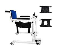 Silla de ruedas con elevación manual para pacientes para enfermería, ancianos paralizados, silla de transferencia portátil de 120 kg/265 lb con cojín suave, ayuda para elevación del paciente, pal