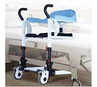 Silla de ruedas con elevación médica para el hogar, cómodas multifuncionales junto a la cama, autoservicio, ayuda para transferencia de elevación de pacientes con asiento dividido de 180°, para pers