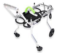 Silla de ruedas de 4 ruedas para perros pequeños a perros (XS XL) Clete li Aid para perros y gatos, perfecta para debilidad de la pierna trasera y apoyo de rehabilitación