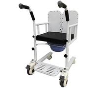 Silla De Ruedas De Elevación Médica, Silla De Ruedas De Enfermería Multifuncional para Transporte De Pacientes, con Asiento Dividido En 180 °, Silla De Transferencia De Ayuda Móvil para Ancianos