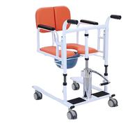 Silla de ruedas de transferencia portátil,Elevador de pacientes hidráulico,Silla de ruedas portátil de transferencia de pacientes para el hogar,con Asiento Dividido 180° C